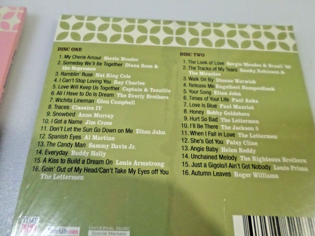TIME LIFE'S - EASY LISTENING CLASSICS - TIME OF YOUR LIFE & LOVE