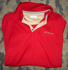 Columbia Mens Medium Red Dress Shirt