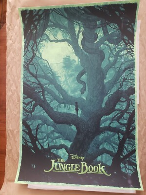 ''The Jungle Book'' LE Screen Print by Daniel Danger 2016 Disney