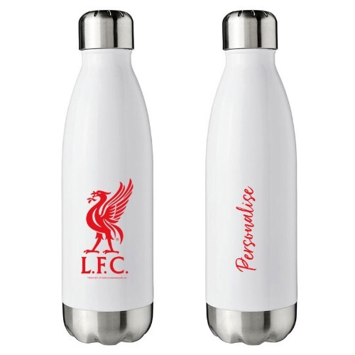 Personalised Liverpool FC Crest Insulated Drink Water Bottle Flask Hot