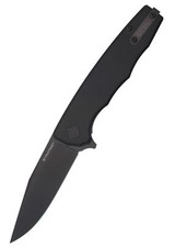 Taschenmesser Strategy, schwarz, Aluminium, Ocaso Knives