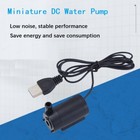 Mini Wasserpumpe Tauch Pumpe Micro Motorpumpe 5V USB für Bewässerung Pflanzen TD