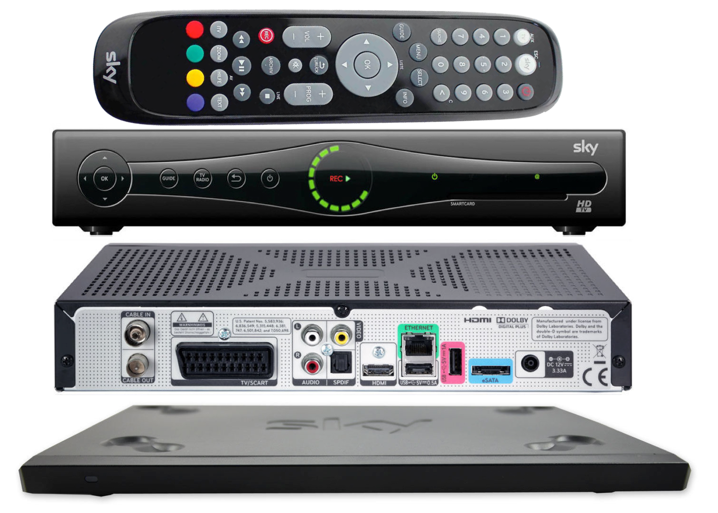 SKY Kabel Receiver Humax DVBC Digital + 320GB Festplatte Cable eBay