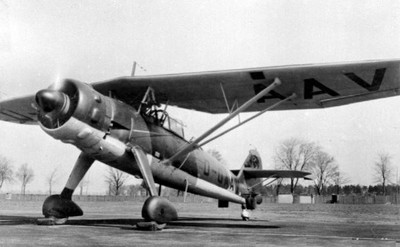 HENSCHEL Hs 126 A-1 (Spannweite 1978 mm). Modellbauplan RC