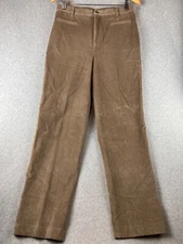 Rafaella Womens Corduroy Pants Size 10 Relaxed Fit All Straight Leg 