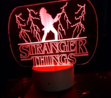 Stranger Things Acrylic Eddie Munson LED Light Lamp