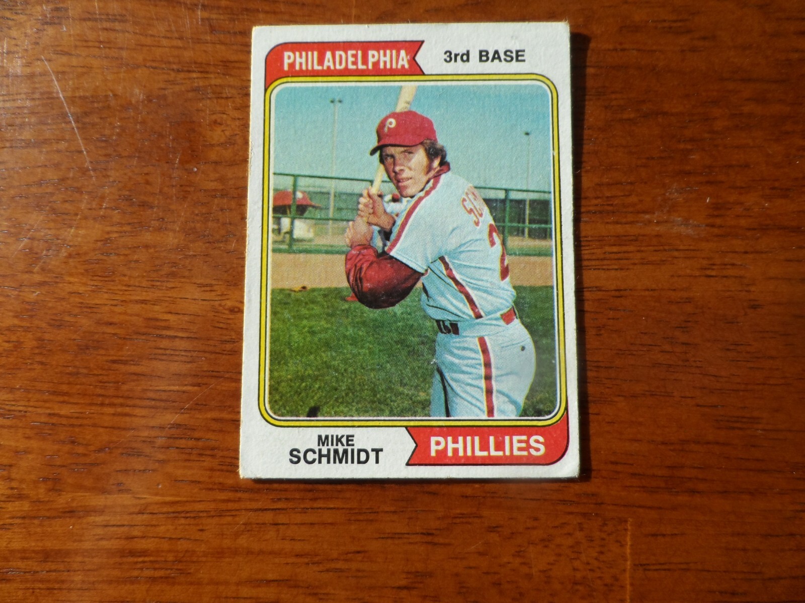 1974 TOPPS BASEBALL #283 MIKE SCHMIDT PHILADELPHIA PHILLIES VG EX J-275