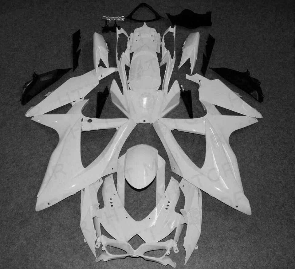 ABS Injection Bodywork Fairing Kit For Suzuki GSXR600 GSXR750 2008-2010 2009 K8 - Image 3 of 4
