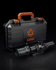 GUNNR® Odin 1-6×28 MOA Reticle FFP LPVO Rifle Scope w Zero Stop - 34mm Tube