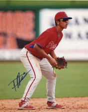 JONATHAN ARAUZ PHILADELPHIA PHILLIES SIGNED AUTOGRAPHED 8X10 PHOTO W/ COA 