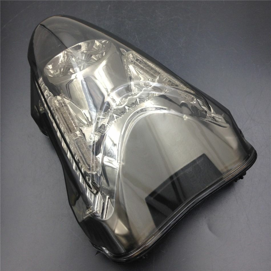 Integrated LED Tail Light With Turn Signals For Suzuki GSXR 1300 Hayabusa (2008-2014) – Smoke Lens - View #2