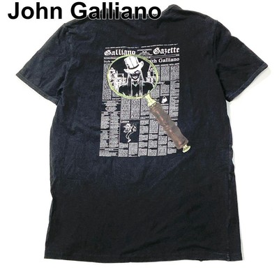 JOHN GALLIANO Newspaper T-shirt 46 | eBay
