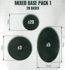 Citadel Mixed Base Pack 1 - Warhammer 40k / Sigmar - Brand New 66-19