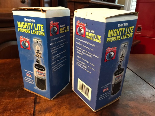 Vintage CENTURY Primus Mighty Lite Propane Lantern Model 5400 for sale