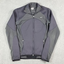 Nike ACG Athletic Gray Youth Size Medium Full Zip Windbreaker Retro Jacket Logo