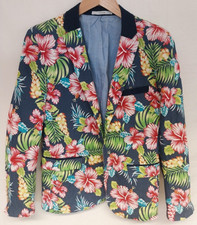 Edge Fully Lined Floral Jacket Medium Size