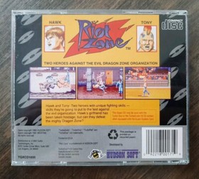 Riot Zone for TurboGraFX 16 CD or TurboDUO Complete Authentic!