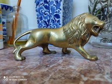 Copper Bronze Lion Beast Statue - Fine European art decoration office/home