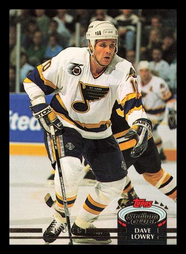 1992 Stadium Club Dave Lowry #10 card