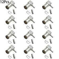 12x IEC DVB-T TV PAL male Right Angle Crimp RF Connector RG316 RG174 RG179 Cable