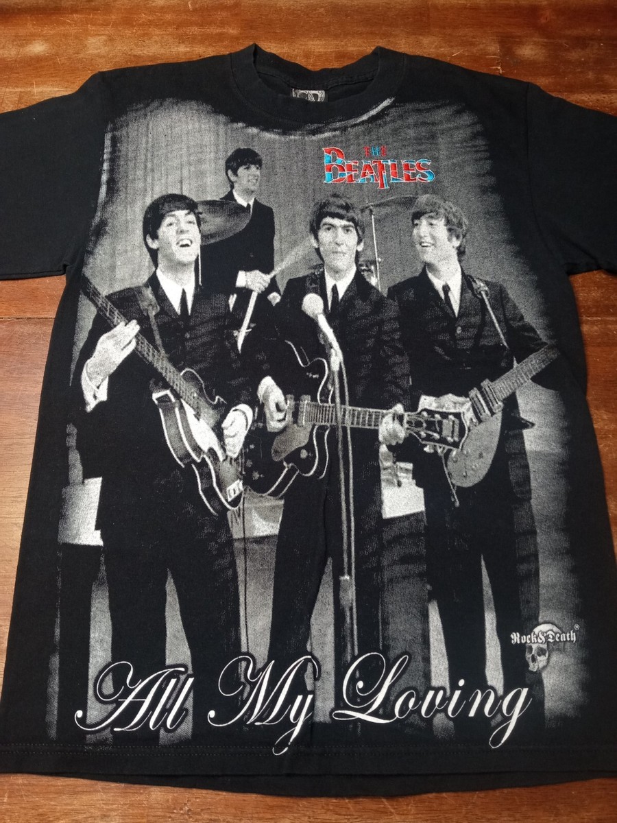 THE BEATLES ロックTシャツ フェード　ビンテージ　90s レア 90s BEATLES ビートルズ Tシャツ フェード USA ヴィンテージ