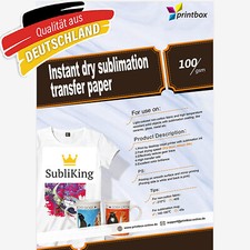 ✅Subliking® Lekki papier do sublimacji 100g do kubków na koszulki | 100 arkuszy DIN A4