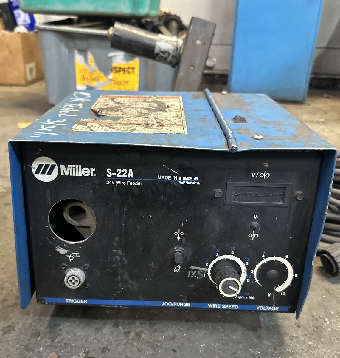 Miller S-22A Wire Feeder For Mig Welder Welding 24V 14pin Remote