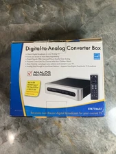 RCA STB7766g1 Digital to Analog TV Converter Box With Remote New Open Box