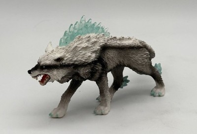 Schleich 42452 Eldrador Schneewolf Eiswolf Wolf Monster Eiswelt
