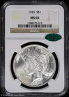1923-P $1 Peace Silver Dollar NGC MS 65 CAC | Uncirculated UNC BU