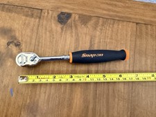 Snap-on Tools Usa Thl72 14 Drive Long Handle Ratchet Orange New Soft Grip