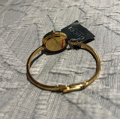 GUCCI 1100-L Change Bezel White Dial Quartz Watch for sale online