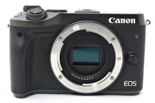 Canon EOS M6 Black Digital Camera 24.2MP APS-C 22.3 x 14.9 mm CMOS Excellent