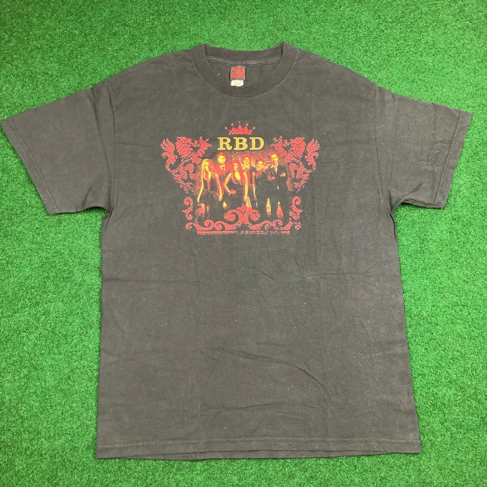 Vintage RBD Rebelde Shirt Mens L 2006 Tour Band Mexican Novela Latino Latinx Tee - Image 2 of 4