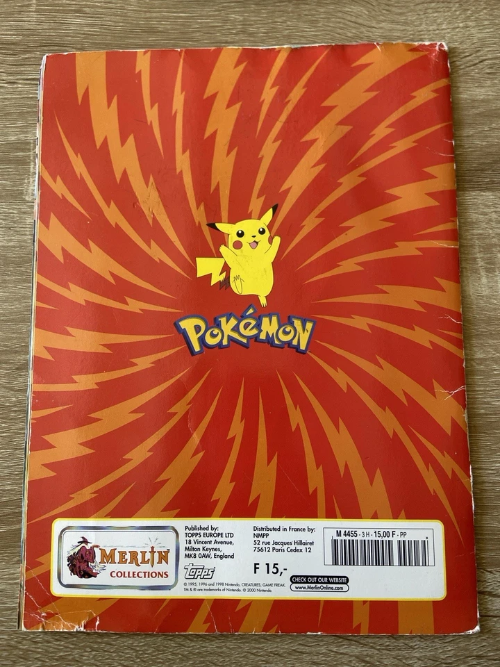 Album Stickers Merlin Pokemon 1999 Incomplet - Photo 2/4