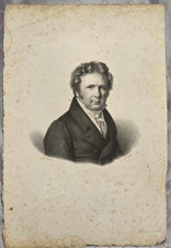 Original Lithographie frühes 19.Jh gemalt von Krüger gestochen von Jentzen
