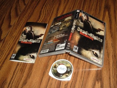 Dead To Rights Reckoning PSP 2005 Complete Sony Playstation Portable Horror fun