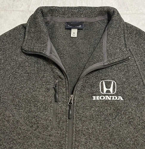 Honda Cars Motor Full Zip Fleece Jacket Coat Men’s M Employee image 2
