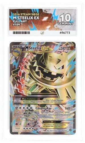Pokémon M Steelix Ex Full Art 2016 Steam Siege Ace 10