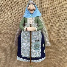   kitchen Witch Doll,vintage Cooking Doll, Festive Handmade Decor,good Luck Charm