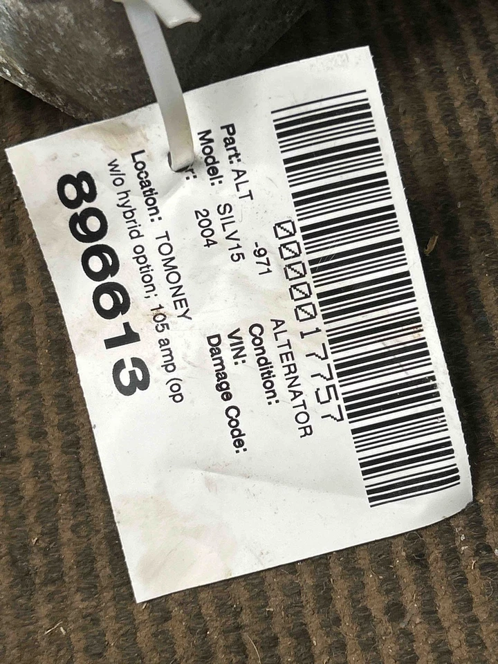 Fits 2002-05 Chevy Silverado Alternator OEM:19151898 - Image 4 of 4