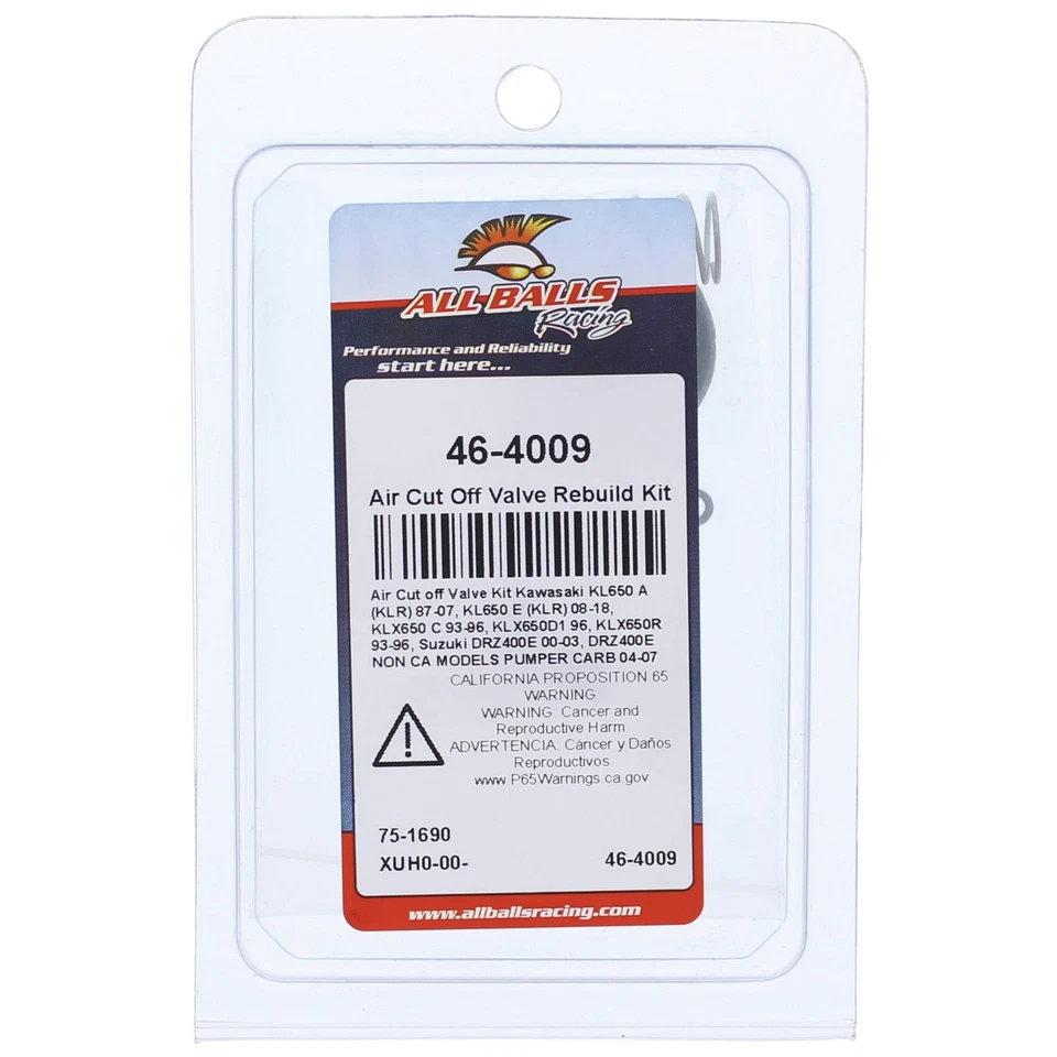 Air Cut Off Valve Rebuild Kit For Suzuki DRZ400E 2000-2003; 46-4009 - Image 4 of 4