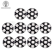10PCS 7-Bit WS2812 5050 RGB LED Module Ring Round Decoration Bulb for Arduino