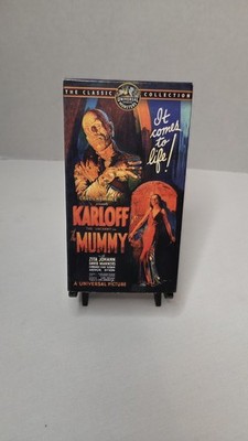 Classic Collection VHS Tape Universal Studios Monsters The Mummy - Boris Karloff