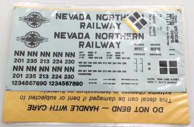 The Herald King B-1840 Nevada Northern Railway Decal