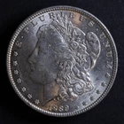 1889 Morgan Silver Dollar $1 AU Better Date Philadelphia Mint Nice Detail