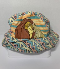 Vintage Disney  s Lion King Little Bucket Beach Hat Toddler Size 3-6