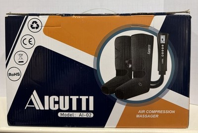 NEW Aicutti Air Compression Leg Massager Model AI-02 - Heated, 3 Modes