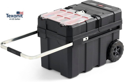 Masterloader Resin Rolling Tool Box with Locking System and Removable Bins   Per