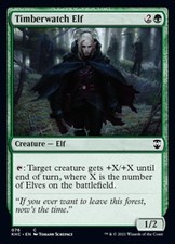 Timberwatch Elf - Light Play MTG Commander 2021 Kaldheim